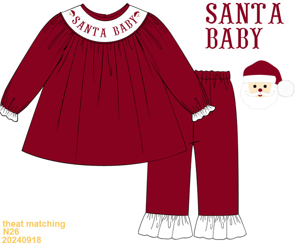 Santa Baby Set, velvet- ETA NOV