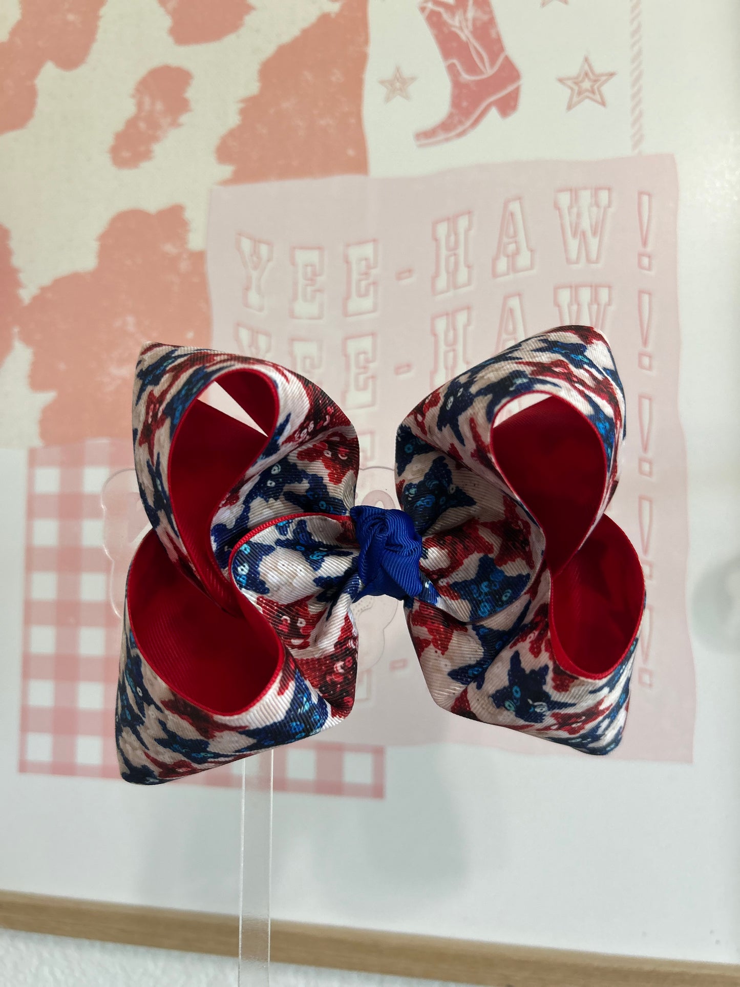 Sequins Glitter Stars - 6” bow