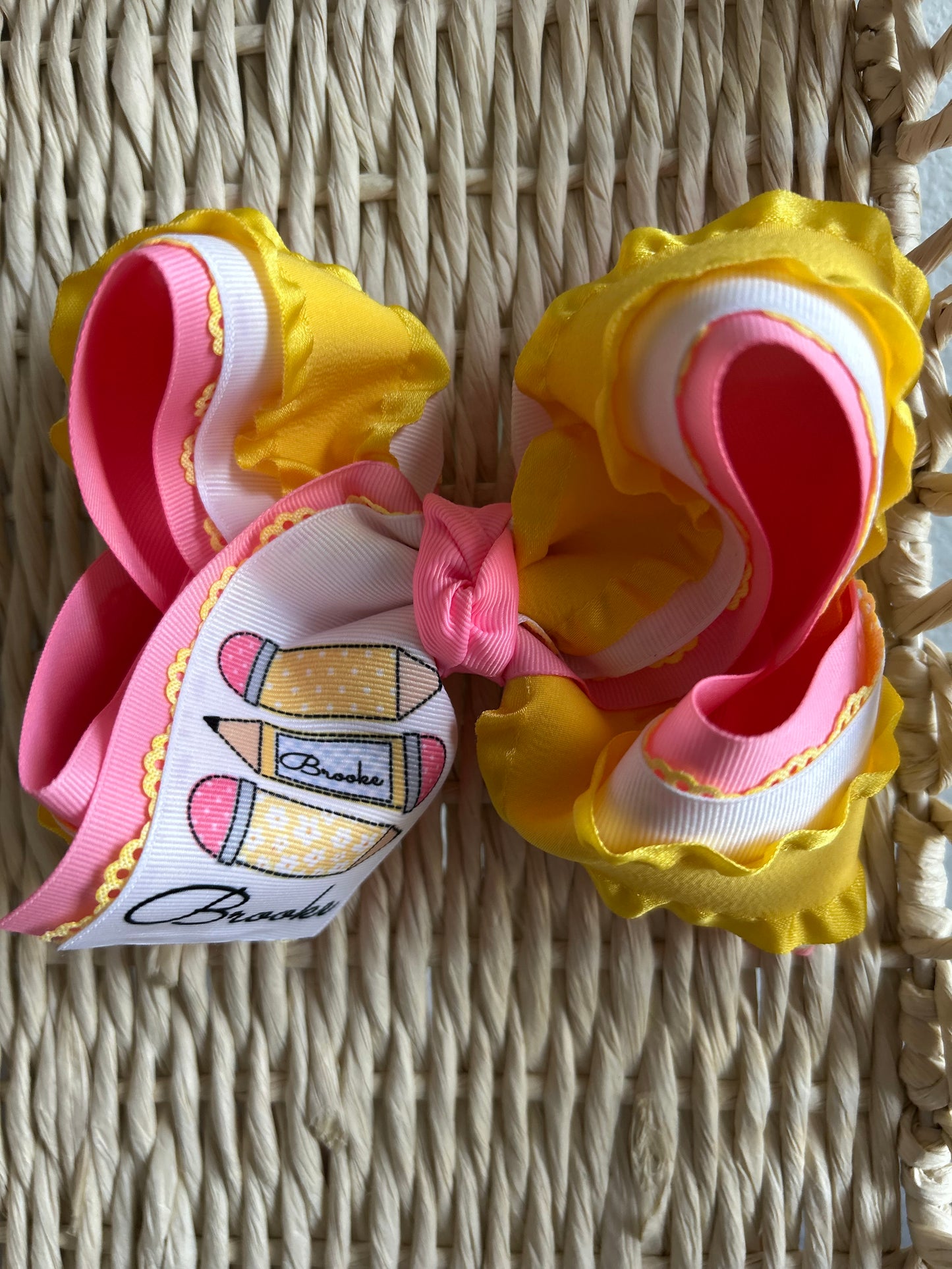 Pencil Name Bow