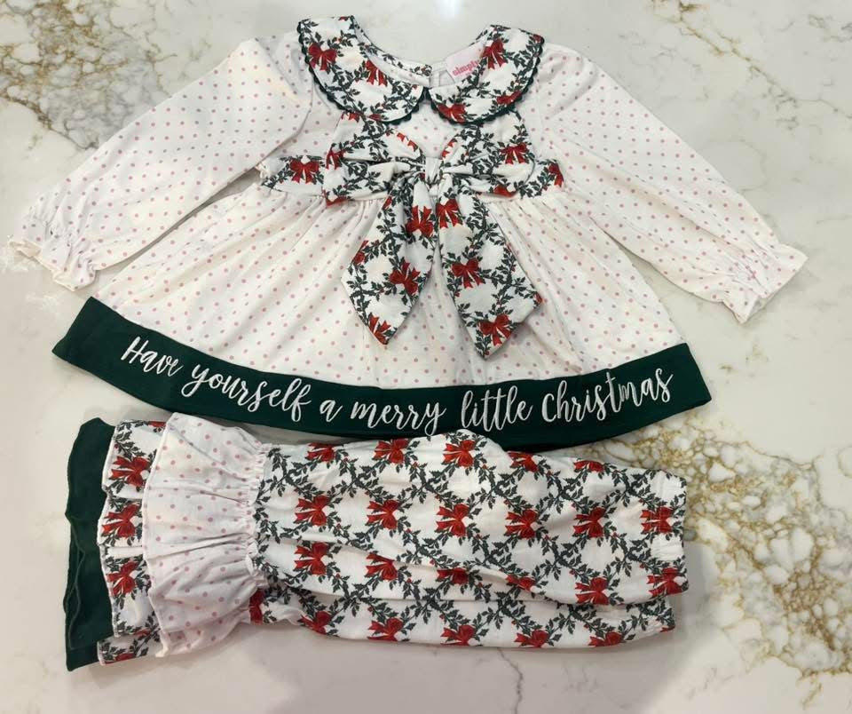 Merry Little Christmas Pants Set