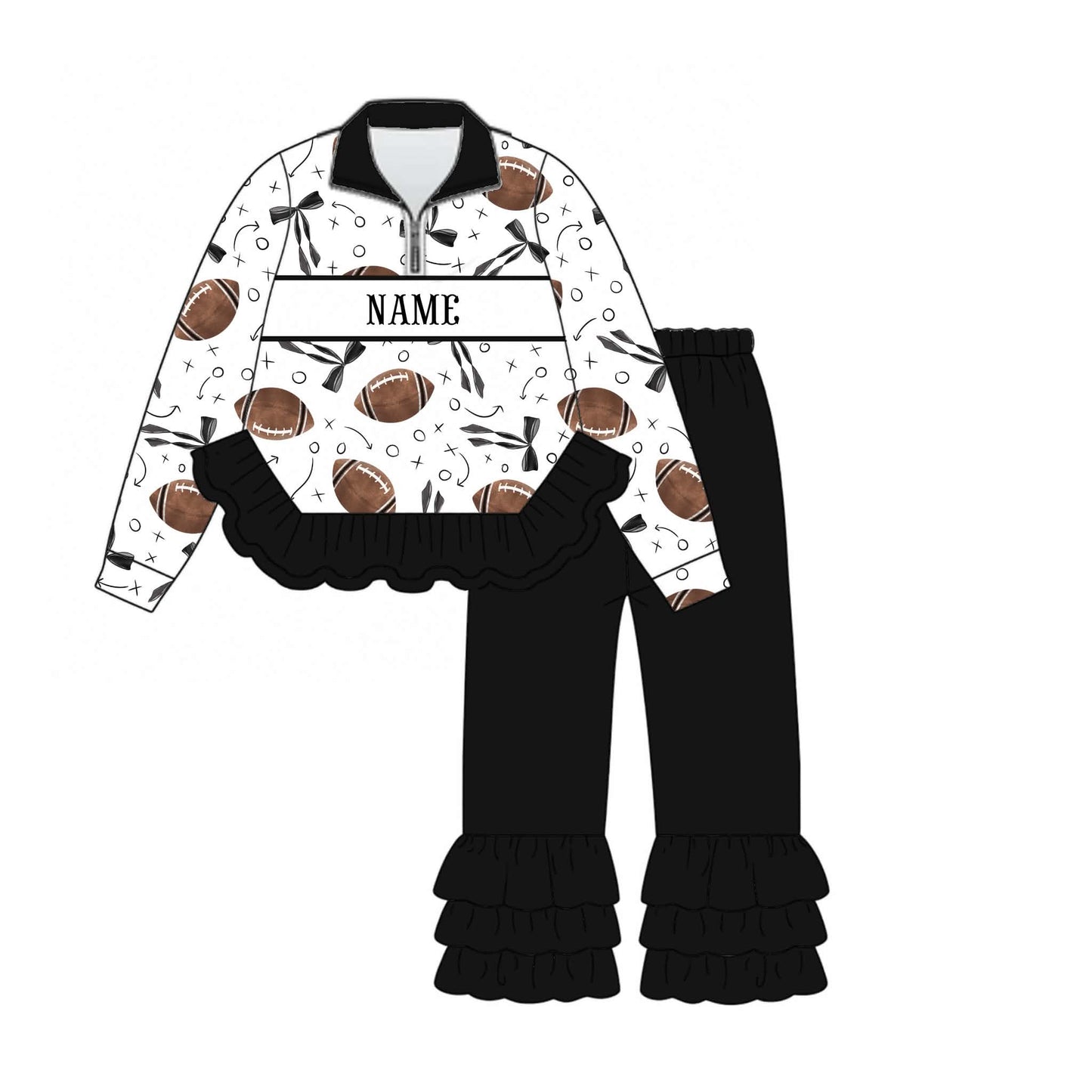 Football Girl Halfzip- ETA Nov