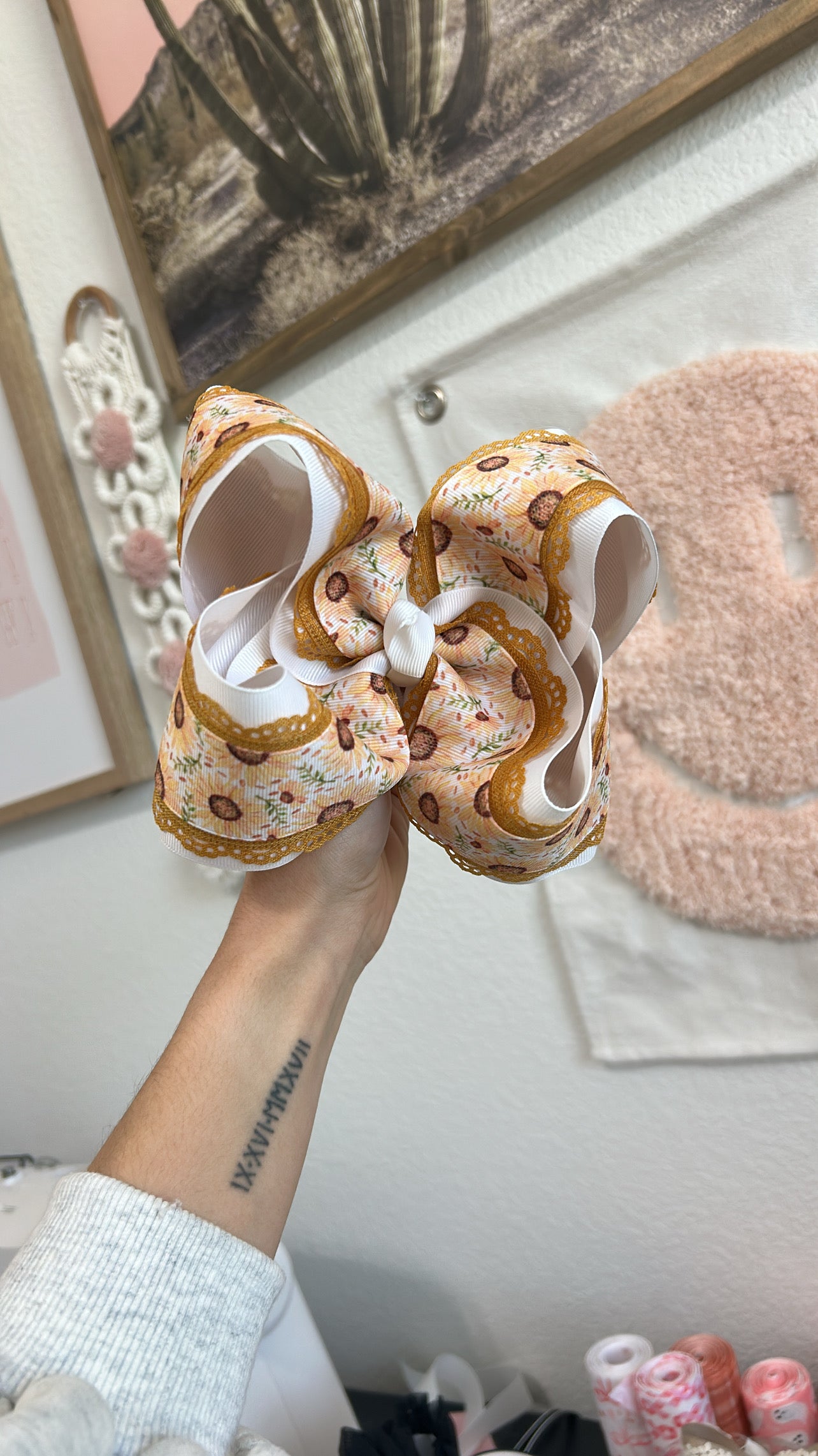 Sunflower Fall Bow