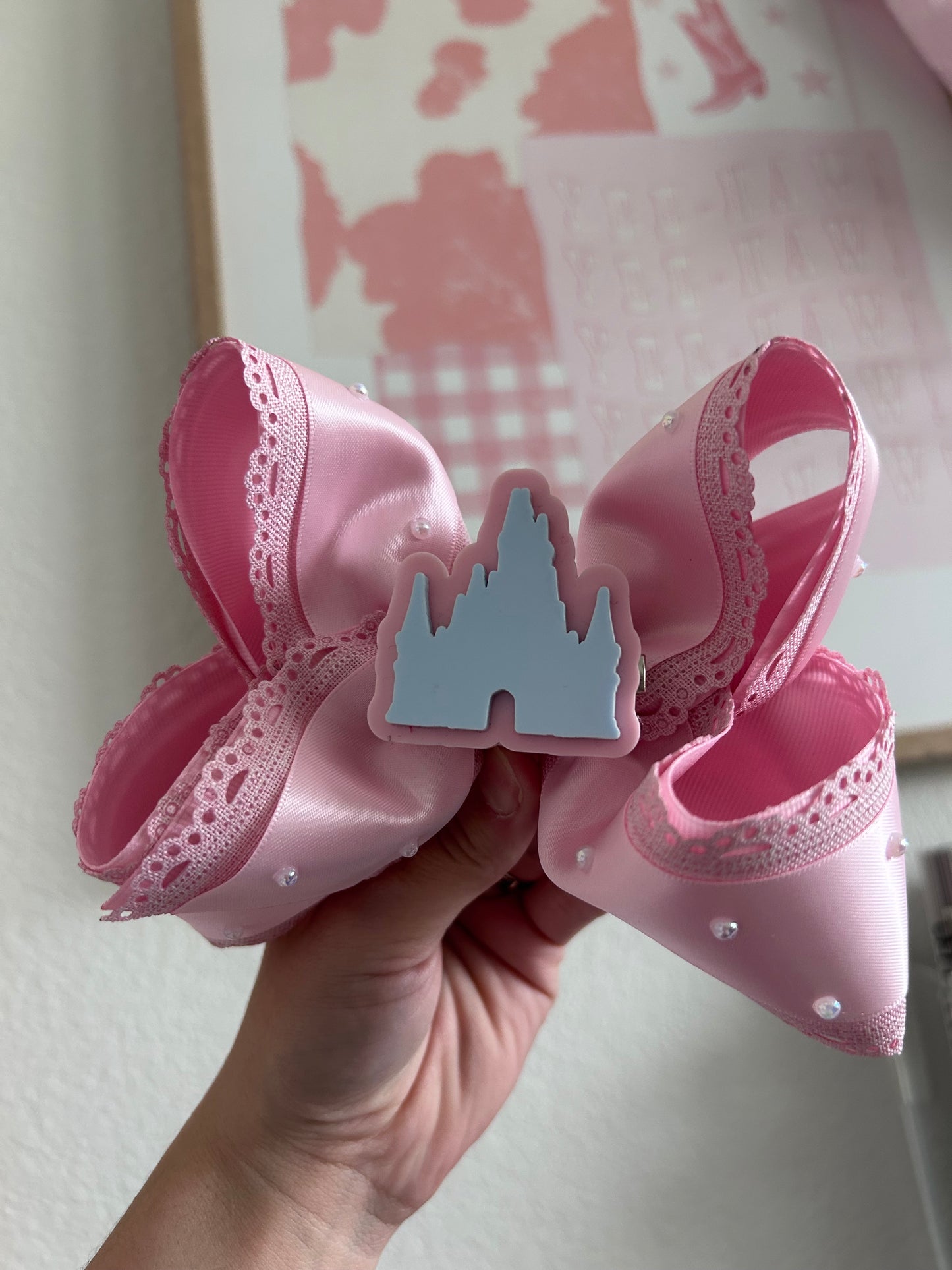 Pink Monochromatic Bow