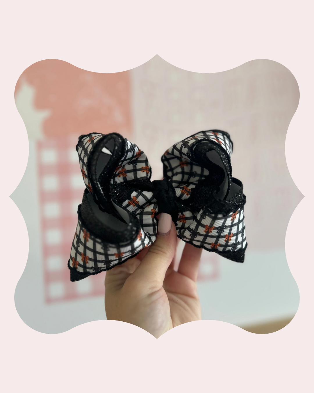 Halloween Plaid Bows