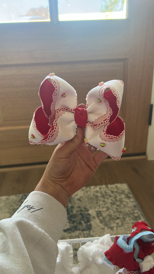 Strawberry Cutie Bows