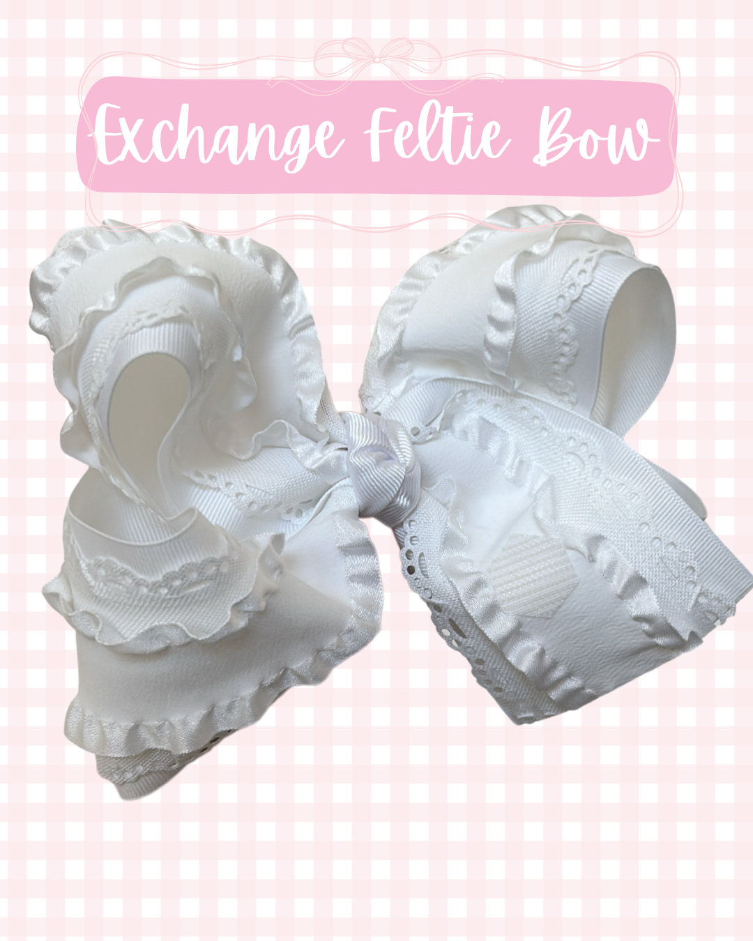 Interchangeable Feltie Bow