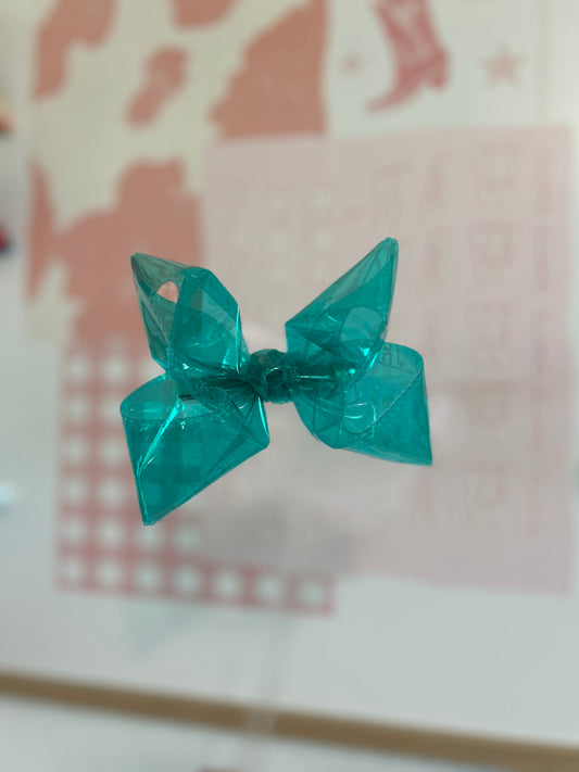 Teal Blue 5” water bow