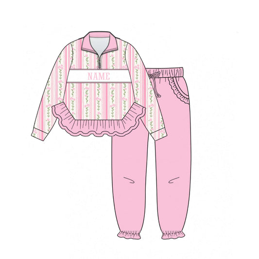 Floral Girly HalfZip- ETA Nov
