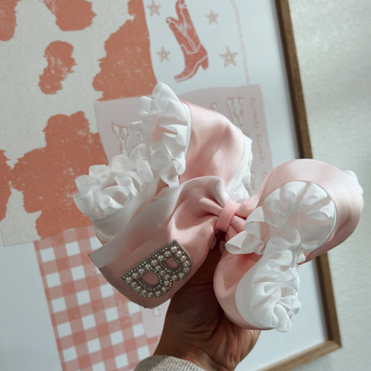 Pink Cloud Letter Bow