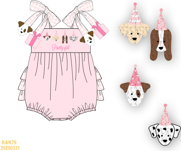 Pawty Girl Tie Straps RTS