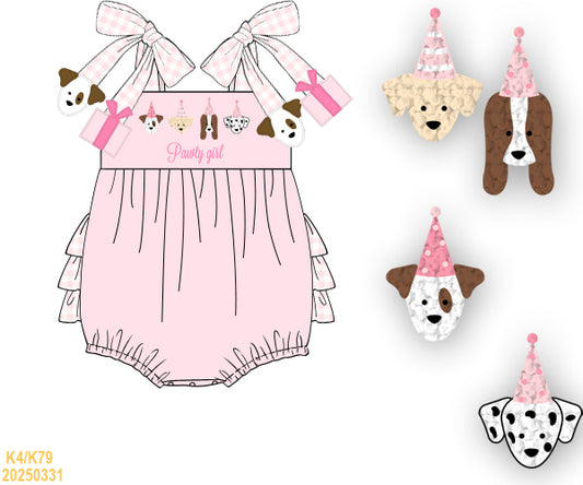 Pawty Girl Tie Straps RTS