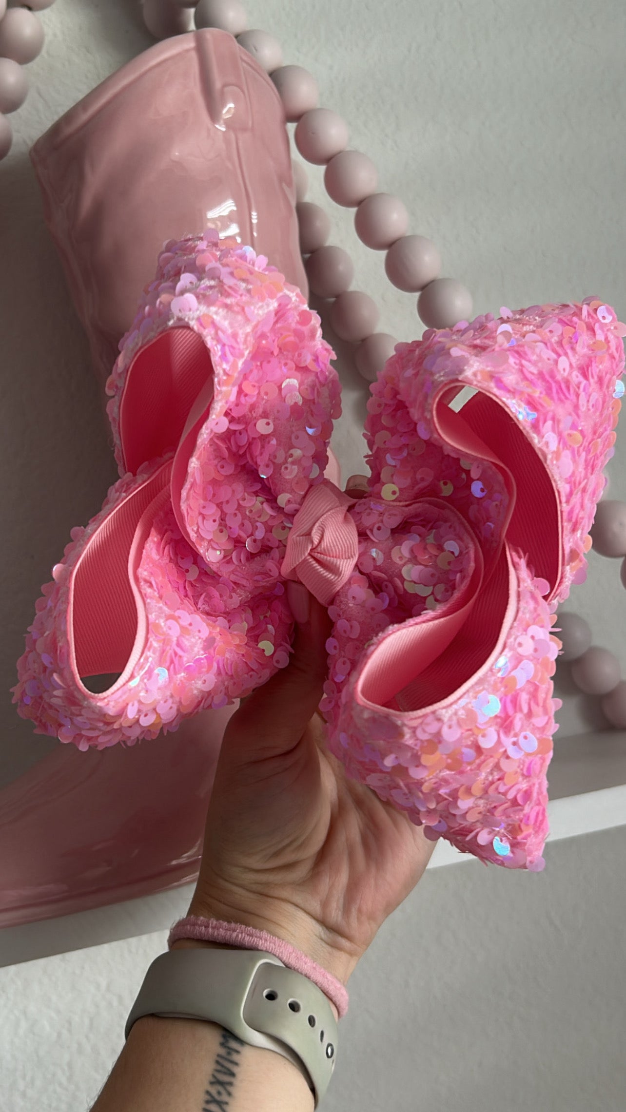 PO Show Stopper Pink Bow