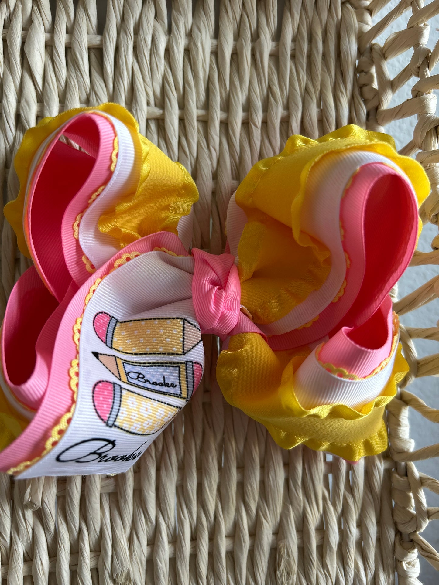Pencil Name Bow