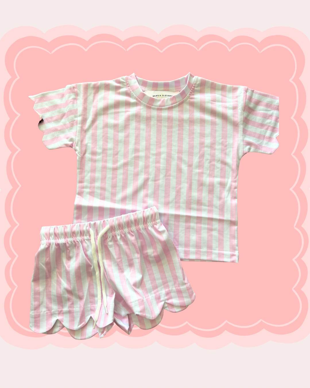 Scalloped Stripe Set - RTS