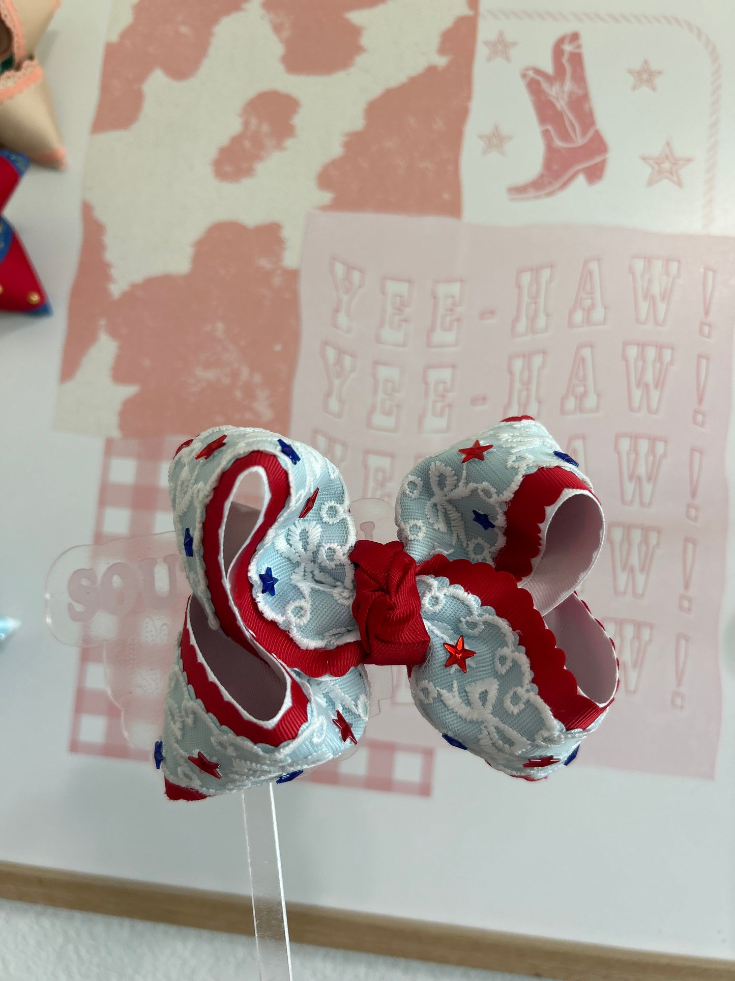 Party In USA 4” Bow